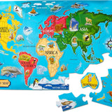 World Map Floor Puzzle