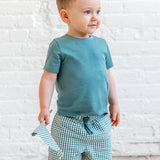 Nixie Seersucker Shorts - Laguna Gingham