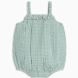 Rosalie Seersucker Ruffle Bubble Romper