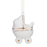 Baby's First Christmas Baby Carriage Ornament