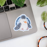 Seagull Jelly Yappin' and Snackin' Sticker