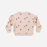 Ruffle Sweatshirt - Clay Stars