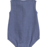 Bowie Muslin Bubble Romper - Marino