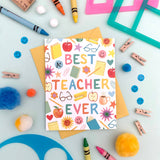 Best Teacher Ever Appreciation Card
