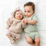 Knit Onesie - Sage