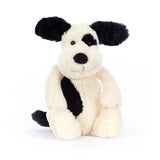 Bashful Black & Cream Puppy - Medium