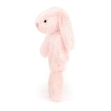 Bashful Bunny Ring Rattle - Baby Pink