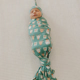 Prancer Knit Swaddle Blanket