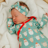 Prancer Knit Headband Bow