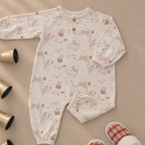 Henley Jumpsuit - Kitties