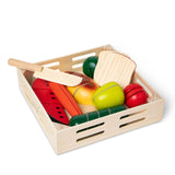 Wooden Play Cutting Food