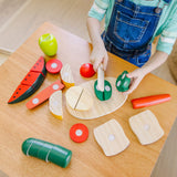Wooden Play Cutting Food