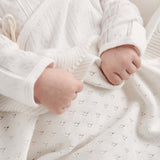 White Pointelle Layette Gift Set - Newborn