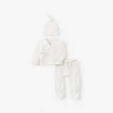 White Pointelle Layette Set - Preemie