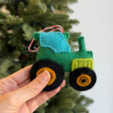Tractor Felt Ornament