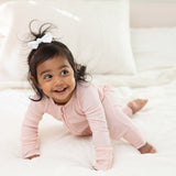 Blush Zip Fit & Beanie Set