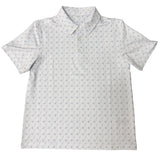 Wild West Blue Performance Polo