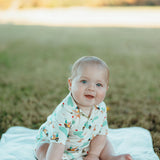 Barks & Birdies Short Sleeve Polo Romper