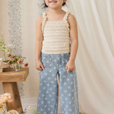 Theodora Pant - Tully Floral Denim