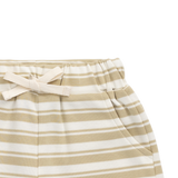 Wesley Striped Short - Hay + Cloud