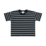 Leith Waffle Tee - Dreamer Stripe Captain