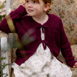 Josephine Knitted Cardigan - Mulberry Wood