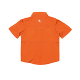 Gameday Pearl Snap Short Sleeve Shirt - Burnt Orange