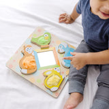 Touch and Feel Puzzle: Peek-a-Boo Pets