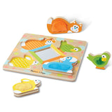 Touch and Feel Puzzle: Peek-a-Boo Pets