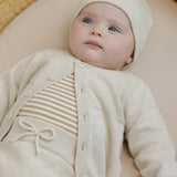 Baby Beanie - Heathered Natural