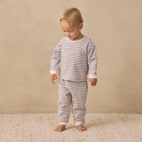 Cozy Set - Slate Stripe