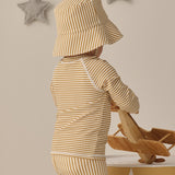 Bucket Hat - Honey Stripe Small