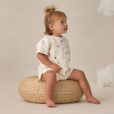 Waffle Tee + Short Set - Confetti Hearts