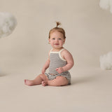 Evie Tank + Shortie Set - Ocean Stripe