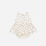 Skirt Tank Romper - Strawberries