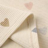 Waffle Tee + Short Set - Confetti Hearts