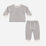 Cozy Set - Slate Stripe