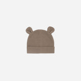 Baby Bear Beanie - Heathered Mocha