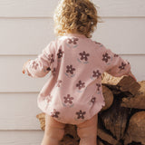 Crew Neck Romper - Daisy