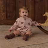 Crew Neck Romper - Daisy