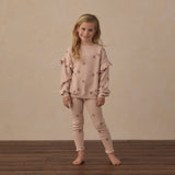 Coast Ribbed Legging - Clay Stars