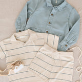 Blue Stripe Chandler Knit Short