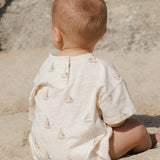 Sailboats Relaxed Bubble Romper