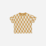 Marigold Check Relaxed Tee