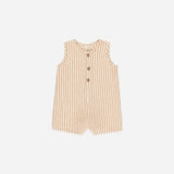 Maverick Romper - Grapefruit Stripe