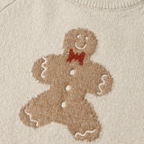 Relaxed Raglan Sweater - Gingerbread Man
