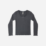 Ribbed Long Sleeve - Midnight