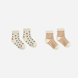 Jacquard Socks Pack - Fawn Stripe, Midnight Stars
