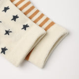 Jacquard Socks Pack - Fawn Stripe, Midnight Stars