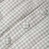 Hooded Woven Jacket - Blue Gingham